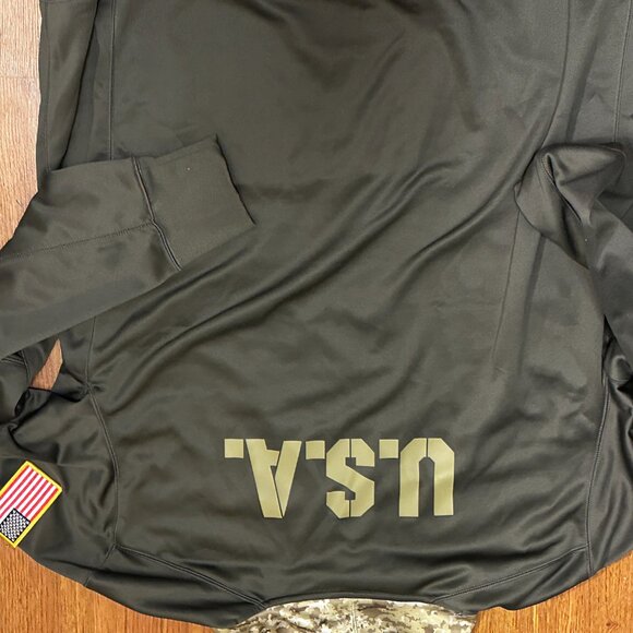 Nike Atlanta Falcons Hoodie Salute to Service Men XXL Dri-fit Sideline NFL - Picture 13 of 15